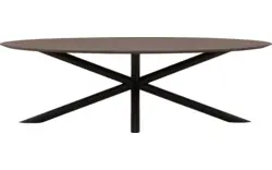 Goossens excellent eettafel gs 1302 donker bruin eiken - 8219380-02-A