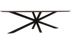 Goossens excellent eettafel gs 1302 donker bruin eiken - 8219380-02-A