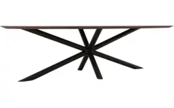 Goossens excellent eettafel gs 1302 donker bruin eiken - 8219380-02-A