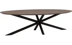 Goossens excellent eettafel gs 1302 donker bruin eiken - 8219381-02-A
