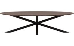 Goossens excellent eettafel gs 1302 donker bruin eiken - 8219381-02
