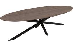 Goossens excellent eettafel gs 1302 donker bruin eiken - 8219381-02-A