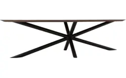 Goossens excellent eettafel gs 1302 donker bruin eiken - 8219381-02-A