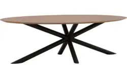 Goossens excellent eettafel gs 1302 blank eiken - 8219386-02-A
