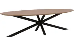 Goossens excellent eettafel gs 1302 blank eiken - 8219388-01