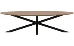 Goossens excellent eettafel gs 1302 blank eiken - 8219388-01