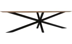 Goossens excellent eettafel gs 1302 blank eiken - 8219388-01