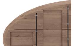 Goossens excellent eettafel gs 1302 blank eiken - 8219388-01