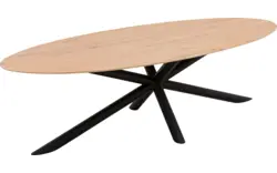 Goossens excellent eettafel gs 1302 blank eiken - 8219400-02-A