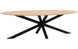 Goossens excellent eettafel gs 1302 blank eiken - 8219401-02-A