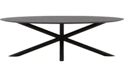Goossens excellent eettafel gs 1302 zwart eiken - 8219406-02-A