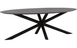 Goossens excellent eettafel gs 1302 zwart eiken - 8219406-02-A
