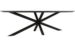 Goossens excellent eettafel gs 1302 zwart eiken - 8219406-02-A