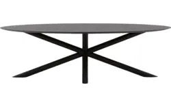Goossens excellent eettafel gs 1302 zwart eiken - 8219407-02-A