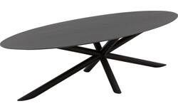 Goossens excellent eettafel gs 1302 zwart eiken - 8219407-02-A
