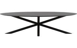 Goossens excellent eettafel gs 1302 zwart eiken - 8219408-02