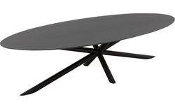 Goossens excellent eettafel gs 1302 zwart eiken - 8219408-02-A