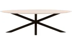 Goossens excellent eettafel gs 1302 wit eiken - 8219455-02-A