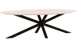 Goossens excellent eettafel gs 1302 wit eiken - 8219456-02-A