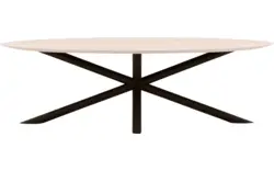 Goossens excellent eettafel gs 1302 wit eiken - 8219456-02-A
