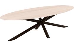 Goossens excellent eettafel gs 1302 wit eiken - 8219456-02-A