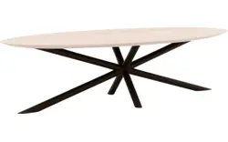 Goossens excellent eettafel gs 1302 wit eiken - 8219457-01