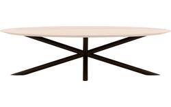 Goossens excellent eettafel gs 1302 wit eiken - 8219457-02