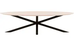 Goossens excellent eettafel gs 1302 wit eiken - 8219457-01