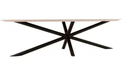 Goossens excellent eettafel gs 1302 wit eiken - 8219457-01