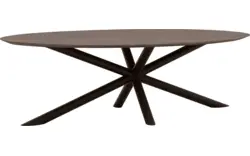 Goossens excellent eettafel gs 1302 donker bruin eiken - 8219462-02-A