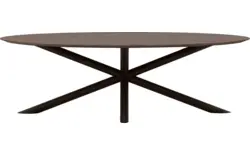 Goossens excellent eettafel gs 1302 donker bruin eiken - 8219462-02-A