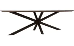 Goossens excellent eettafel gs 1302 donker bruin eiken - 8219462-02-A