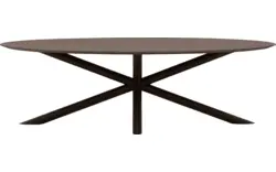 Goossens excellent eettafel gs 1302 donker bruin eiken - 8219463-02-A