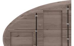 Goossens excellent eettafel gs 1302 donker bruin eiken - 8219463-02-A