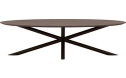 Goossens excellent eettafel gs 1302 donker bruin eiken - 8219464-02