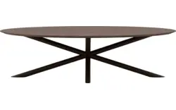 Goossens excellent eettafel gs 1302 donker bruin eiken - 8219464-02-A