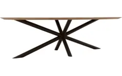 Goossens excellent eettafel gs 1302 blank eiken - 8219469-02-A