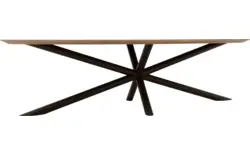 Goossens excellent eettafel gs 1302 blank eiken - 8219471-02-A
