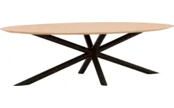 Goossens excellent eettafel gs 1302 blank eiken - 8219484-02-A