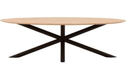 Goossens excellent eettafel gs 1302 blank eiken - 8219484-02