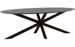 Goossens excellent eettafel gs 1302 zwart eiken - 8219489-02-A