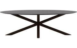 Goossens excellent eettafel gs 1302 zwart eiken - 8219489-02