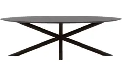Goossens excellent eettafel gs 1302 zwart eiken - 8219489-02-A