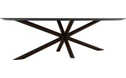 Goossens excellent eettafel gs 1302 zwart eiken - 8219489-02-A