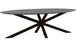 Goossens excellent eettafel gs 1302 zwart eiken - 8219490-02-A