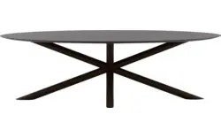 Goossens excellent eettafel gs 1302 zwart eiken - 8219490-02-A