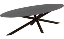 Goossens excellent eettafel gs 1302 zwart eiken - 8219490-02-A