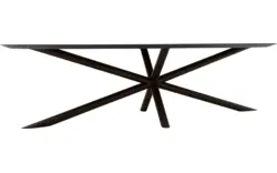 Goossens excellent eettafel gs 1302 zwart eiken - 8219491-02-A