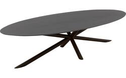 Goossens excellent eettafel gs 1302 zwart eiken - 8219491-02-A