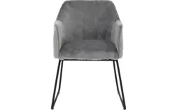 Goossens eetkamerstoel lisbet grijs stof - 8219494-01